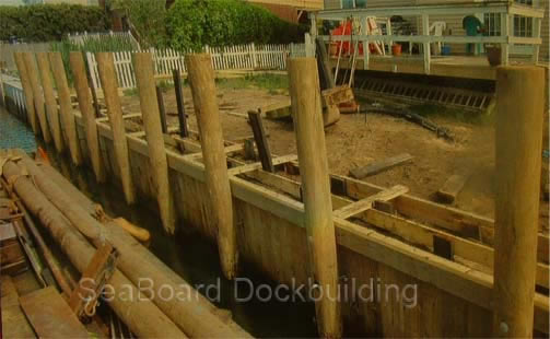wooden bulkheading