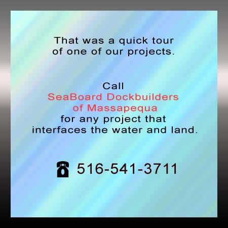 call seaboard dockbuilders for everything to do with the land - water interface